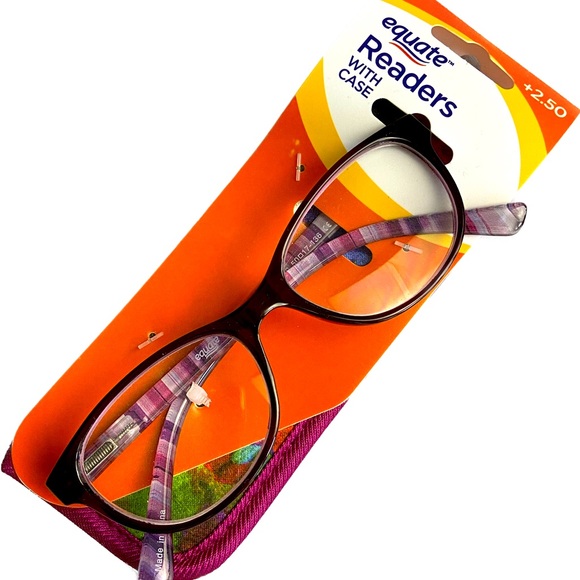 Cute glasses +2.50 with beautiful soft floral case - Picture 1 of 6